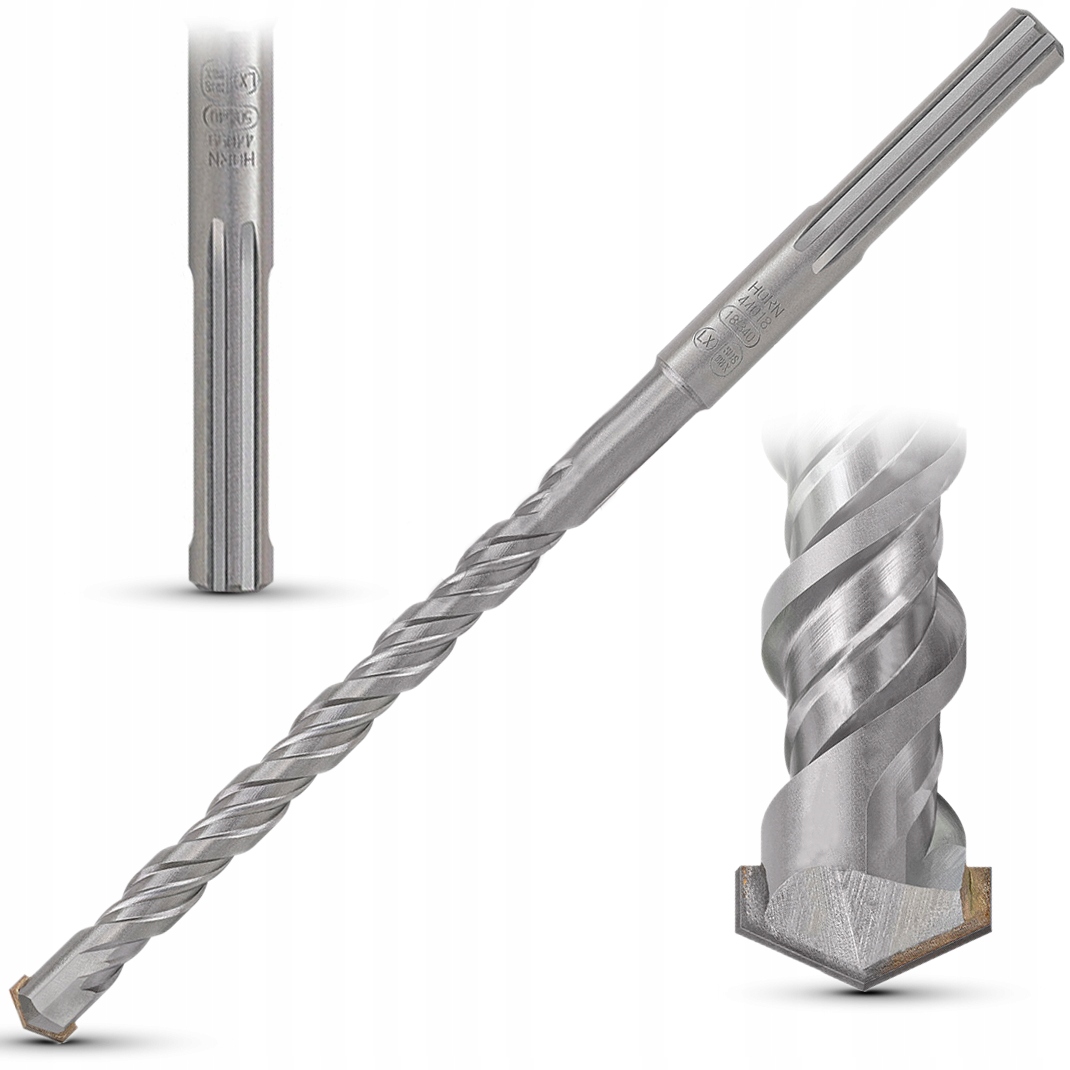 Vrták do betonu Sds-max 50x340 mm Úderový Widiový Beton Zeď Cihla 2 Čepele