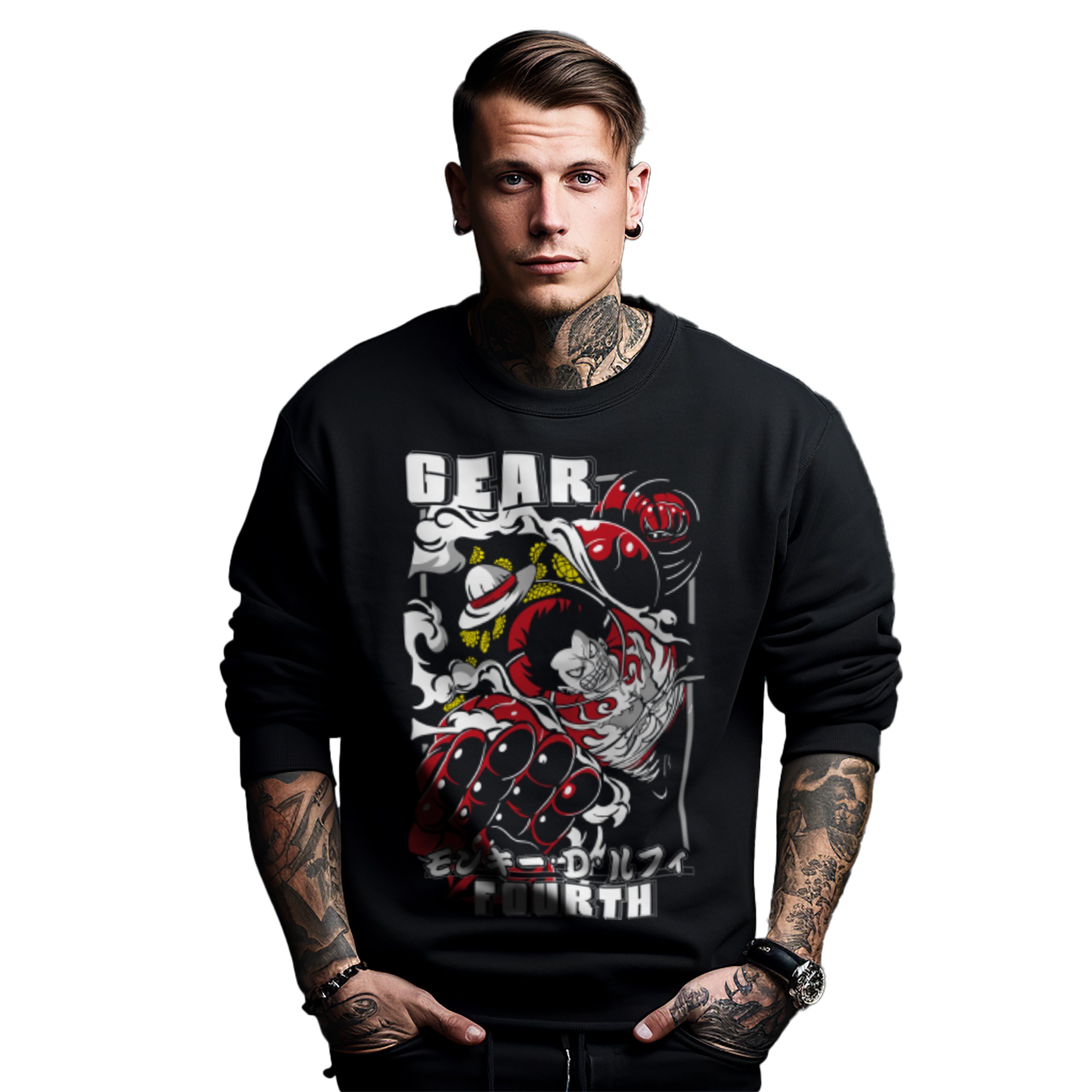 Mikina s potiskem Anime Gear Fourth