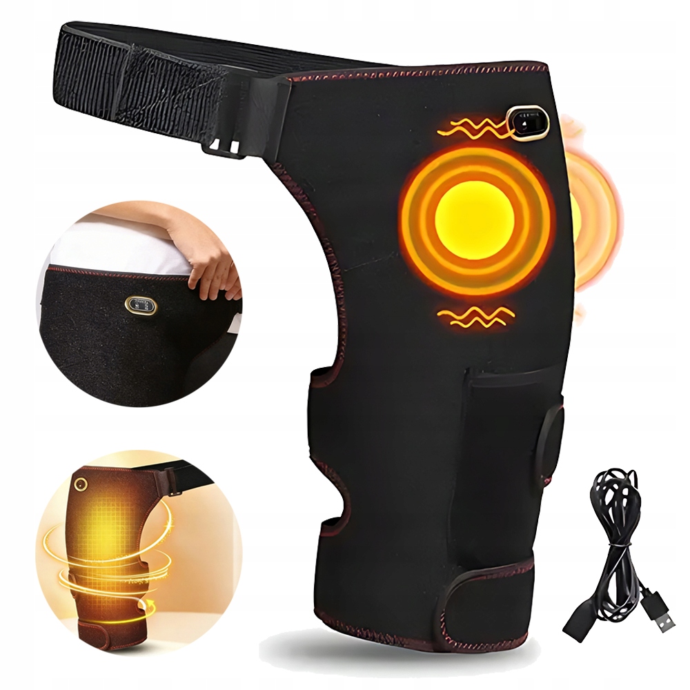 Elektryczny Pas Grzewczy Łagodzący Ból Rwy Kulszowej, Poduszka Do Masażu Ud
