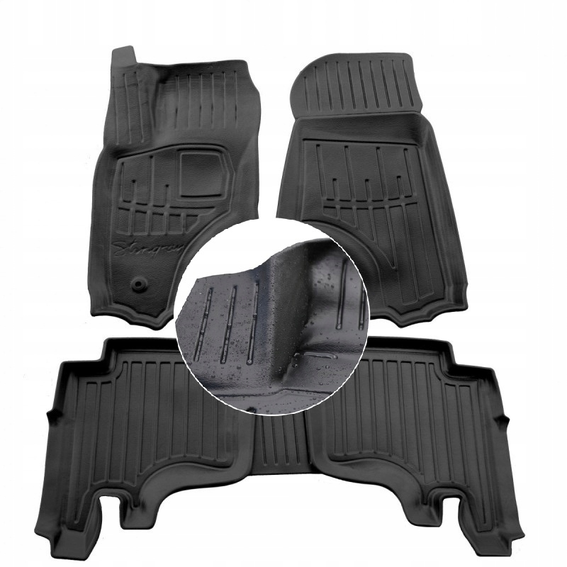 Gumové stěrače Jeep Grand Cherokee Wk 2005-2010 Korytka Ud
