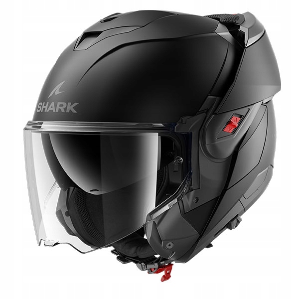 Motocyklová čeľusťová prilba Shark Oxo Blank Mat Black, veľkosť L