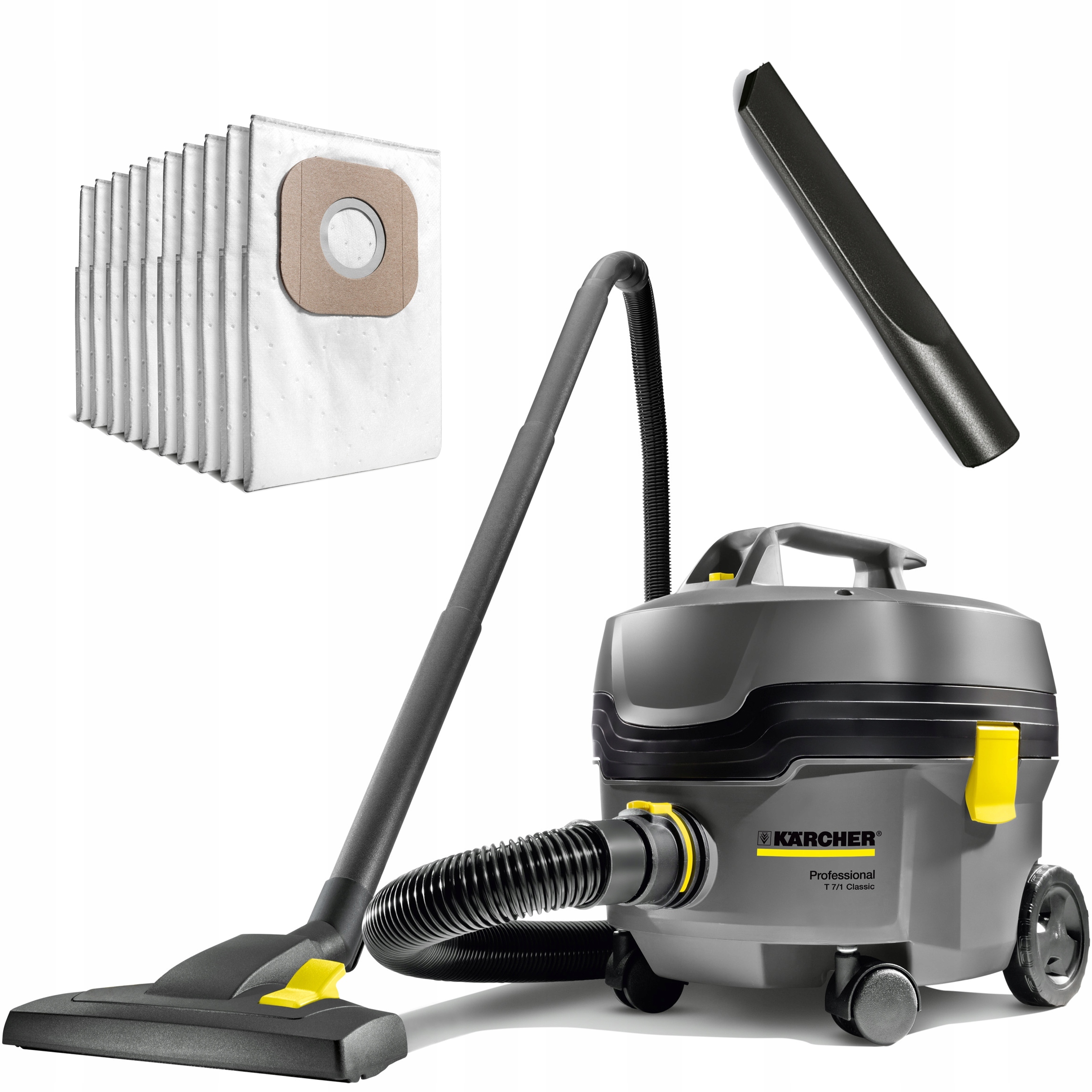 Vysavač Karcher T 7/1 Výkonný, Profesionální, Do Firmy Tichý, Sada Sáčků