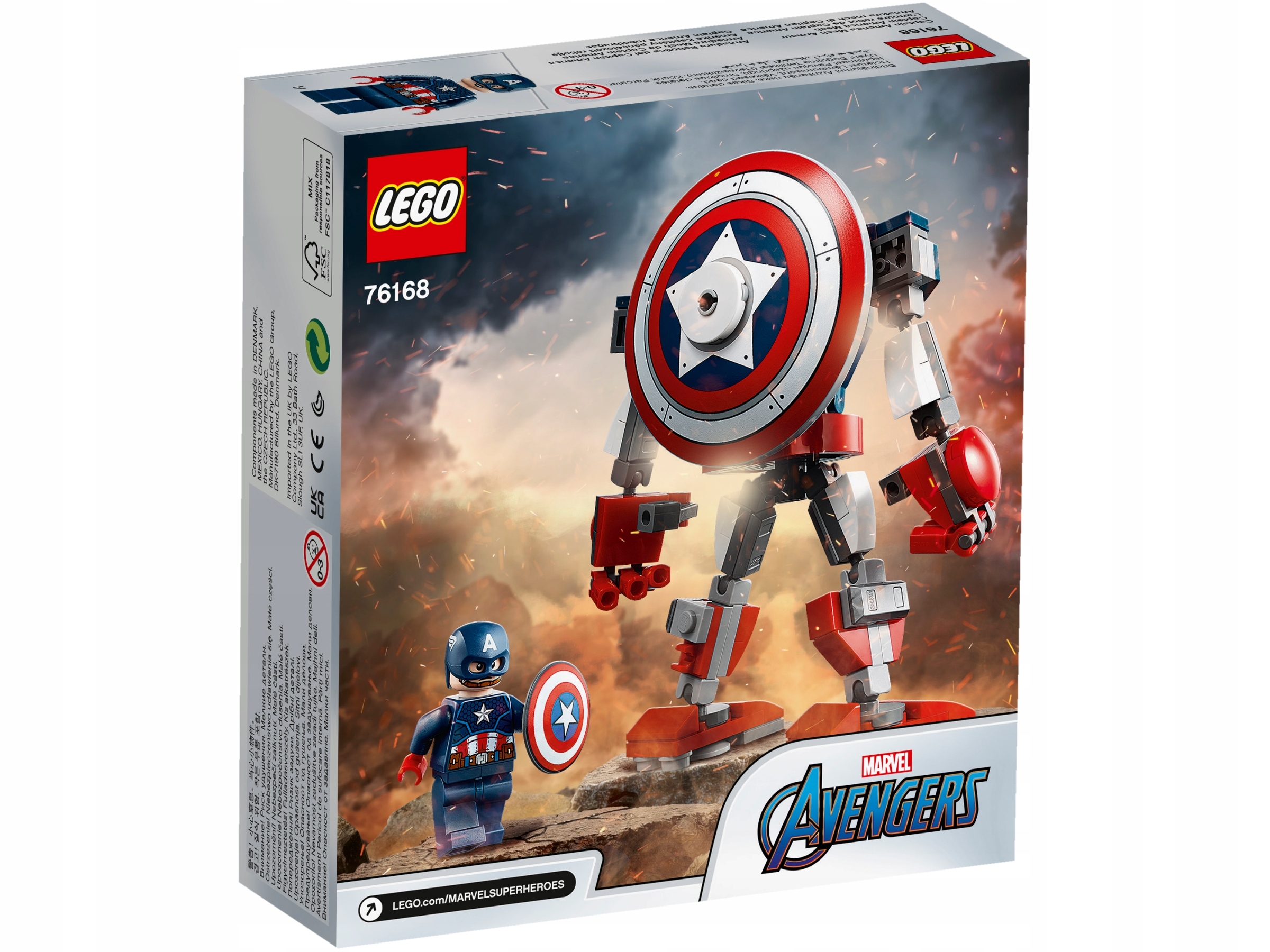 

Lego Marvel Avengers Mech Kapitana Ameryki 76168