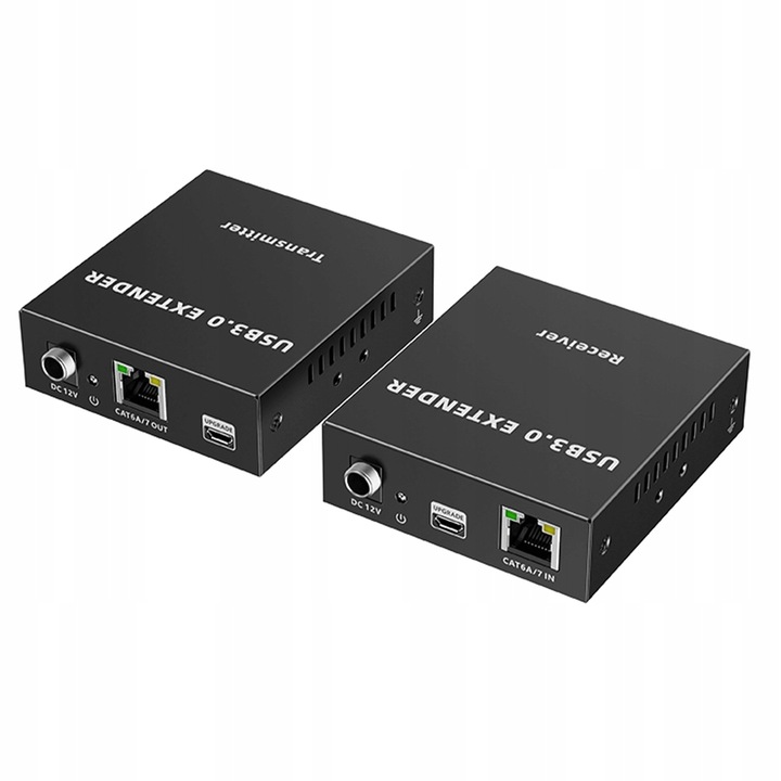 Extender transmiter Usb konwenter Lan Spacetronik SPU-EX02 transmiter 3.0