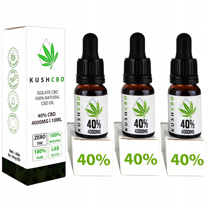 

Olejek konopny Cbd Pure 40% 12000mg 3x 10ml