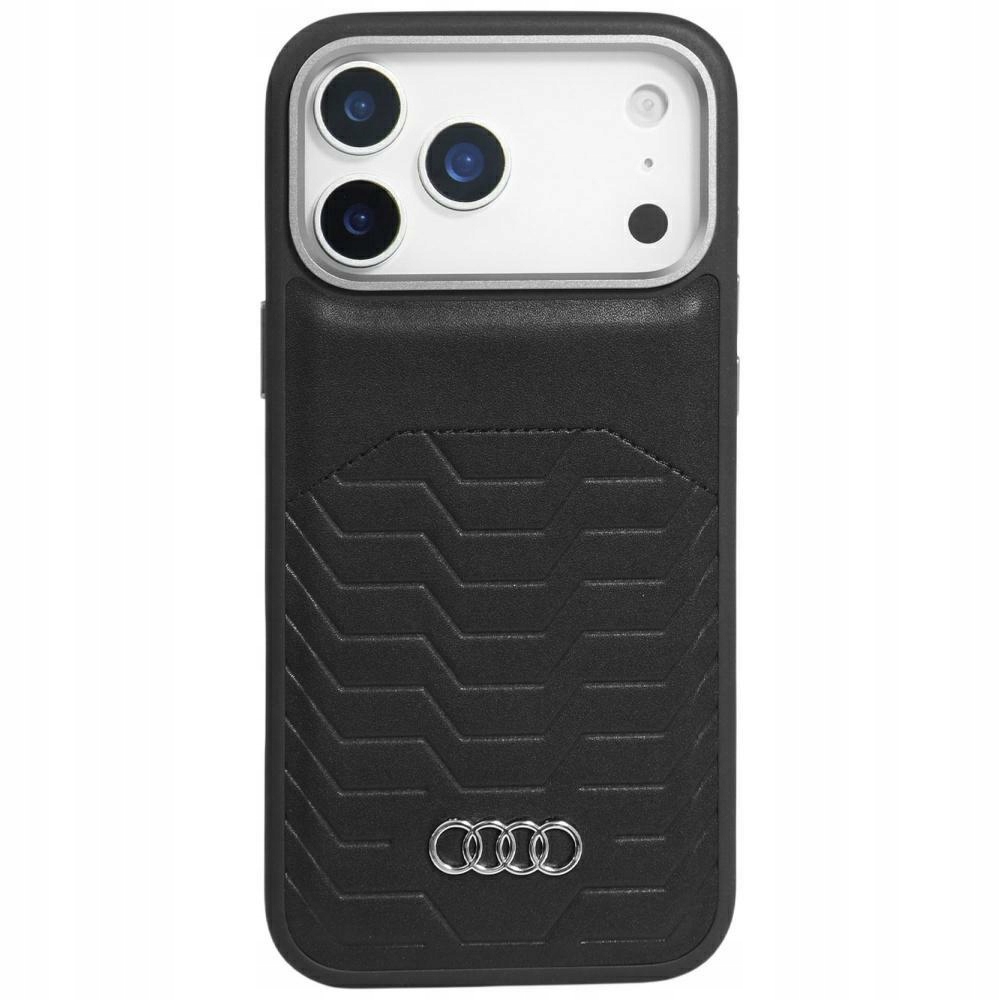 Pouzdro Audi Gt Synthetic Leather MagSafe pro iPhone 17 Pro Max, černé