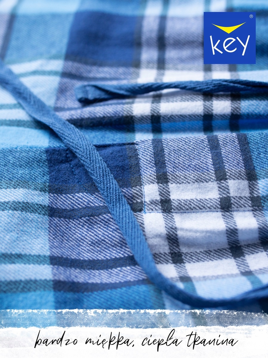 PIŻAMA MĘSKA KEY MNS 615 XXL Dekolt okrągły