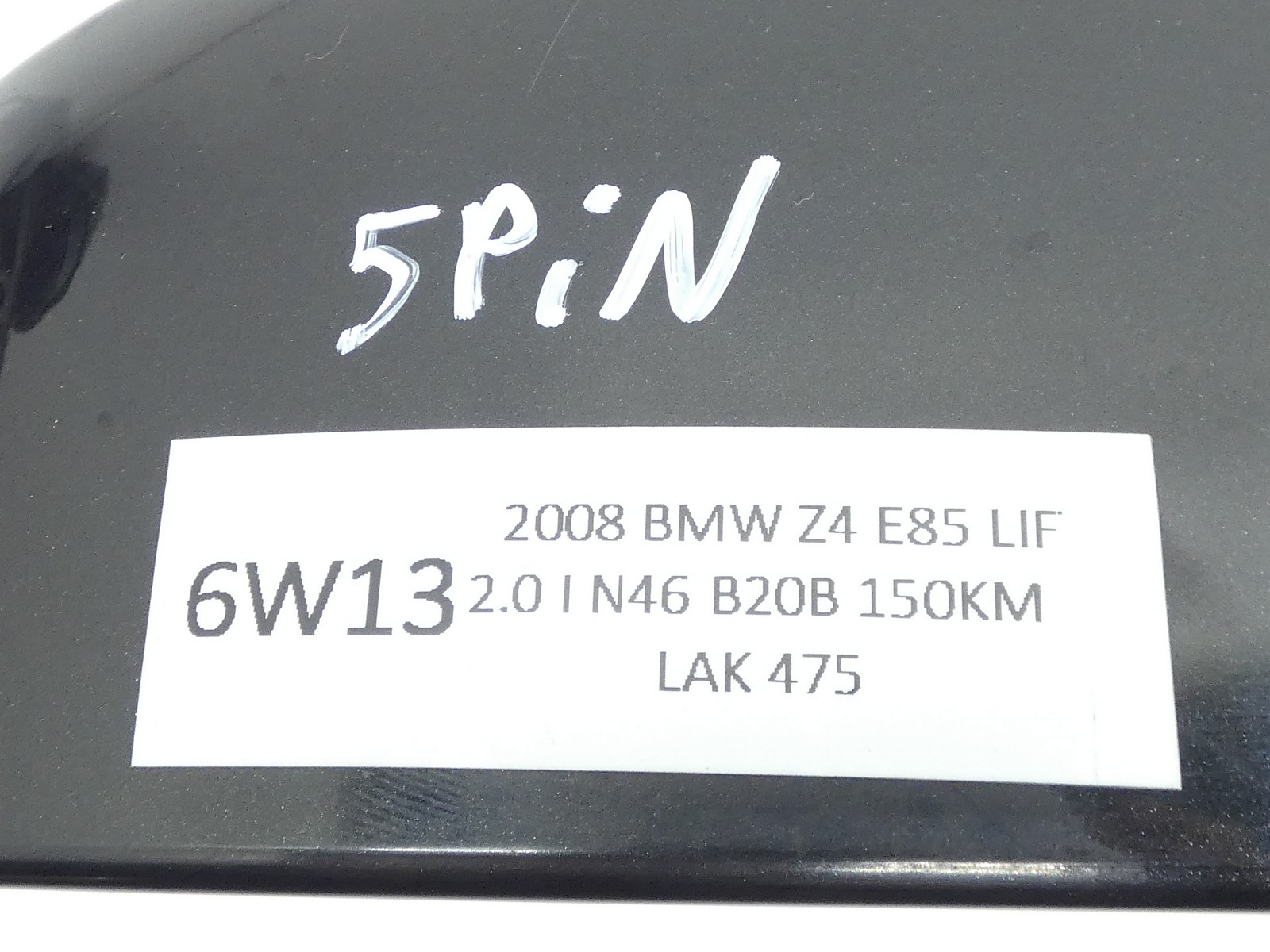 mirror exterior left BMW Z4 E85 LIFT 5 PIN LAKIER 475