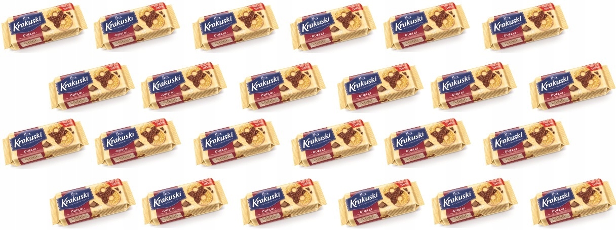 Levně 24 x 181 g Krakuski Duelki s cukrem a mléčnou čokoládou Karton
