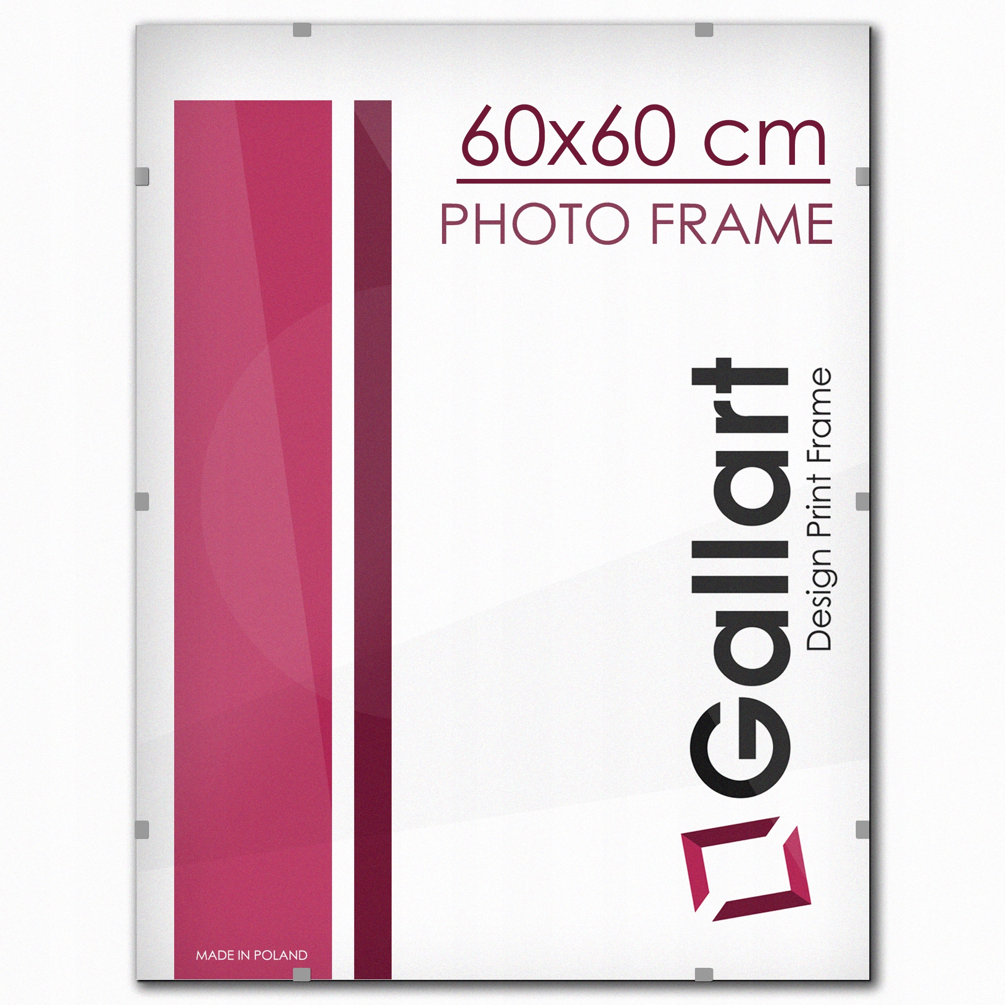 ANTY-RAMA 60x60 CM foto ramka na zdjęcie plakat dyplom PLEXI CNC F