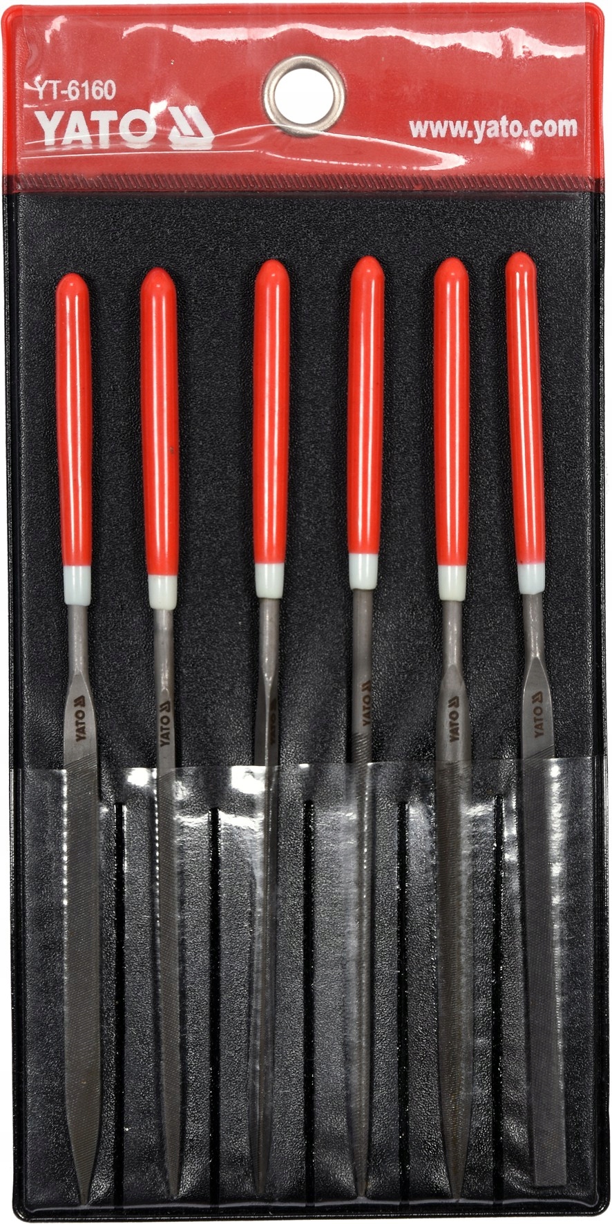 Zestaw Pilników Iglaków 6 części 3x140x65MM YT-6160