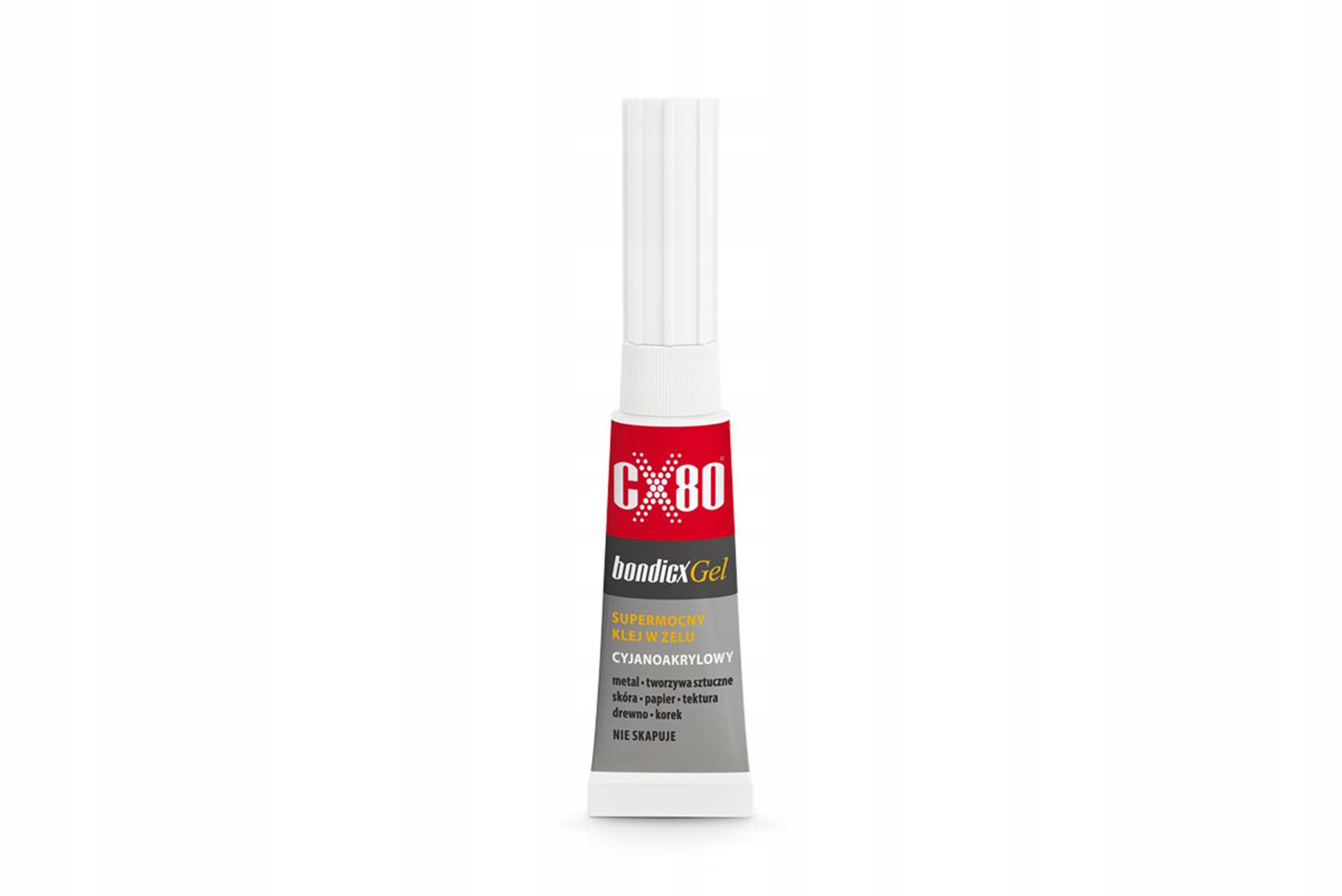 CX80 Bondicx Gel uniwersalny klej cyjanoakrylowy w postaci żelu 3g