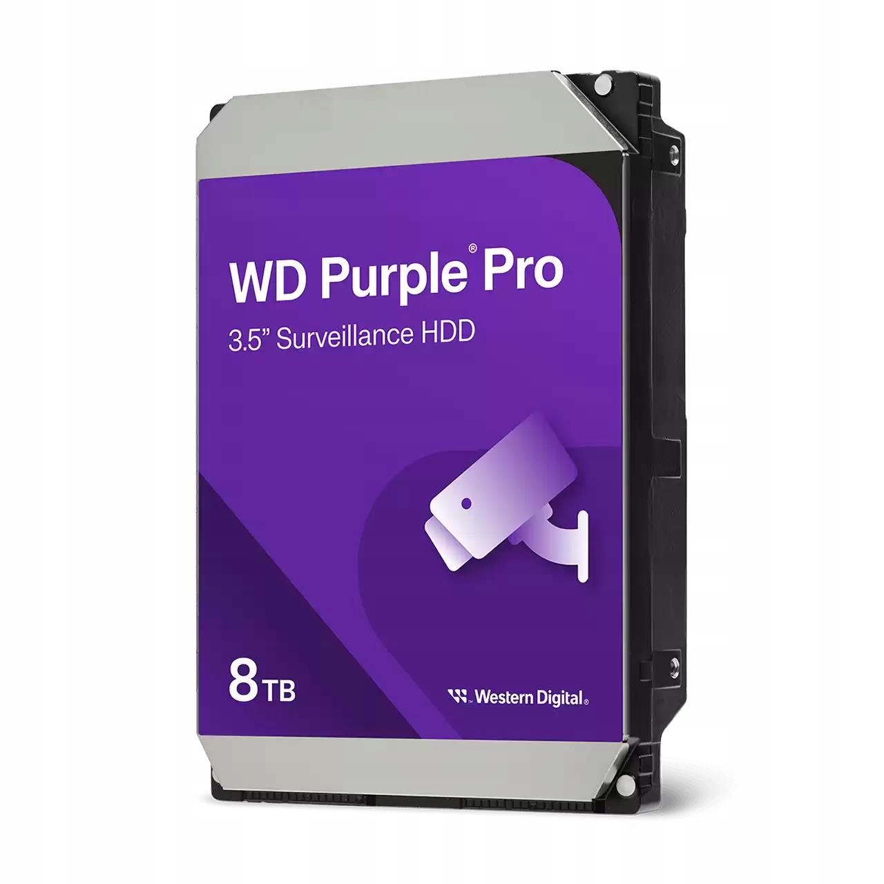 Hdd|western DIGITAL|Purple|8 Tb|sata 3.0|256 MB|7200 ot./min.|3,5"|WD8002PURP