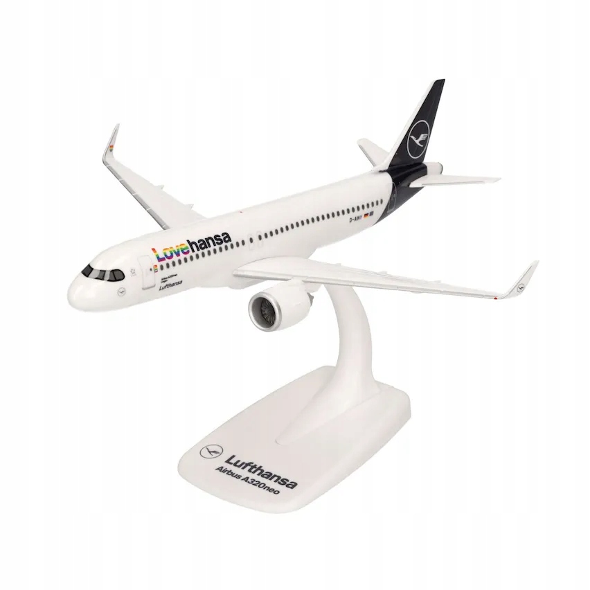 Model Airbus A320NEO Lufthansa Lovehansa