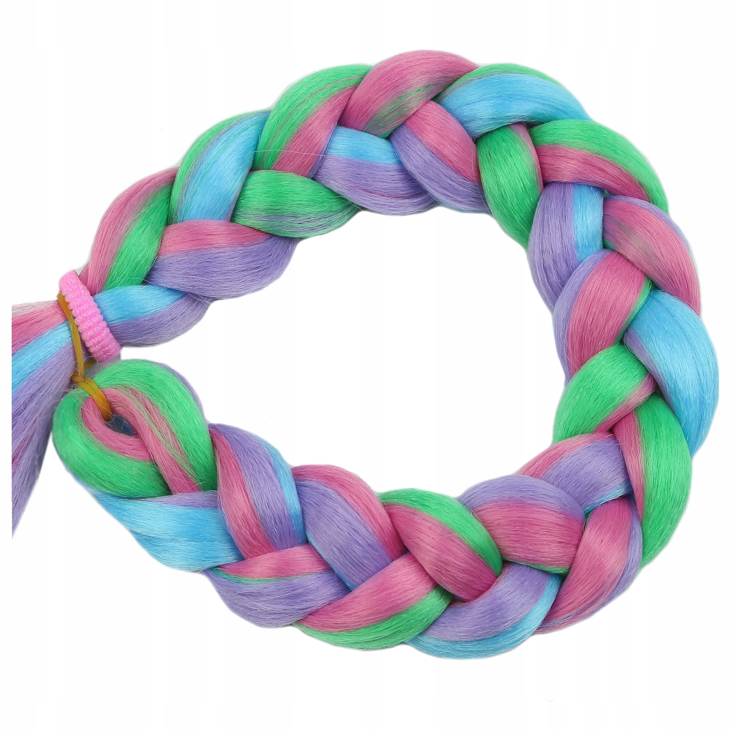 

Włosy syntetyczne Ombre jednorożec dred warkoczyki