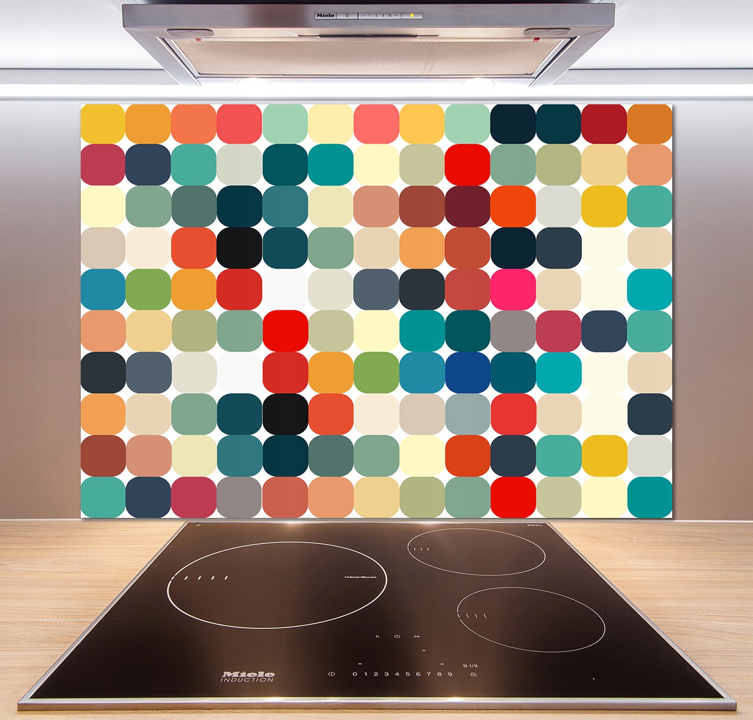 

Panel do kuchni Geometryczne tło 100x70 cm + Klej