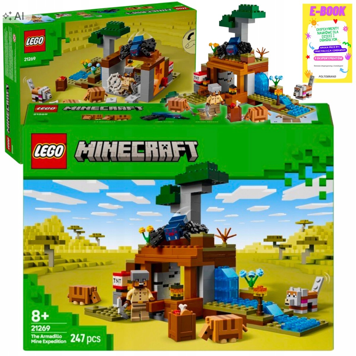 Lego Klocki Minecraft Wyprawa Pancernikowej Dla Chłopca Ebook