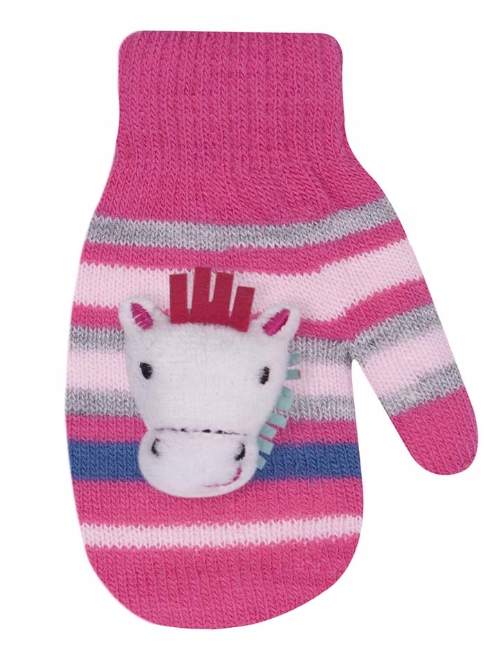 

Yo R-006 rękawiczki akrylowe z maskotką 14cm girl