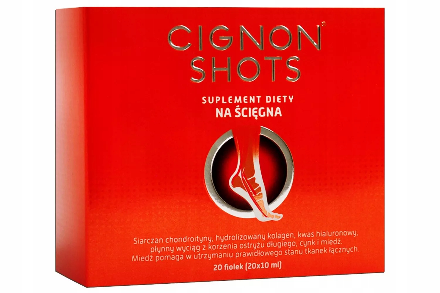 Cignon Shots na ścięgna 20 fiolek x 10ml (0746020561694) • Cena, Opinie ...
