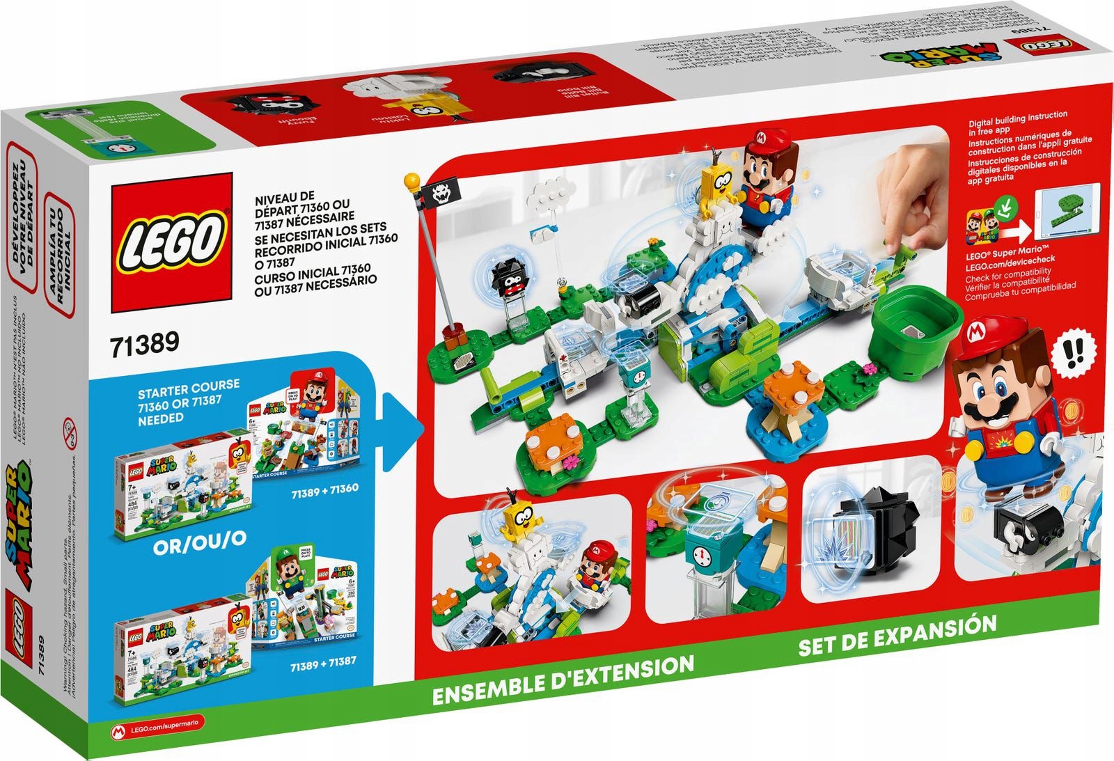 LEGO SUPER MARIO 71389 PODNIEBNY ŚWIAT LAKITU Marka LEGO
