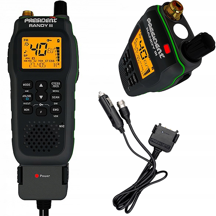 

President Randy III Cb Radio przenośne ręczne Asc