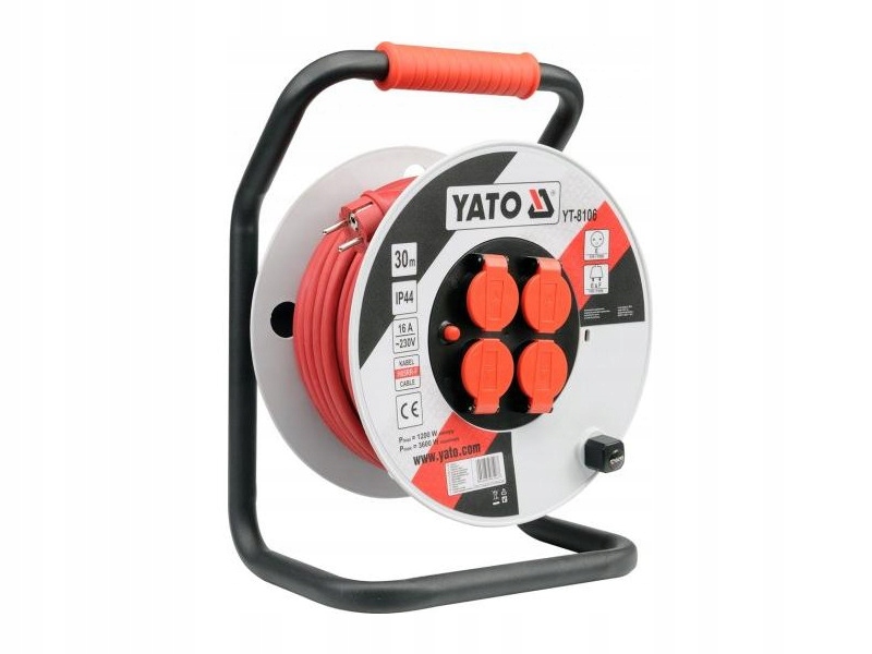 Przedłużacz Yato YT-8107 bębnowy 4 gniazda (40 metrów)