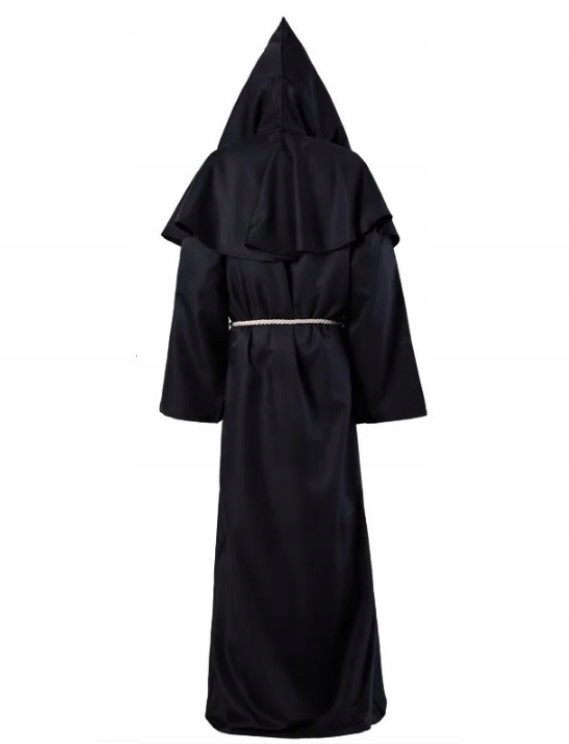 STRÓJ KOSTIUM PRZEBRANIE HABIT MNICH KSIĄDZ ZAKONNIK HALLOWEEN L/XL 182/188 Marka Hopki