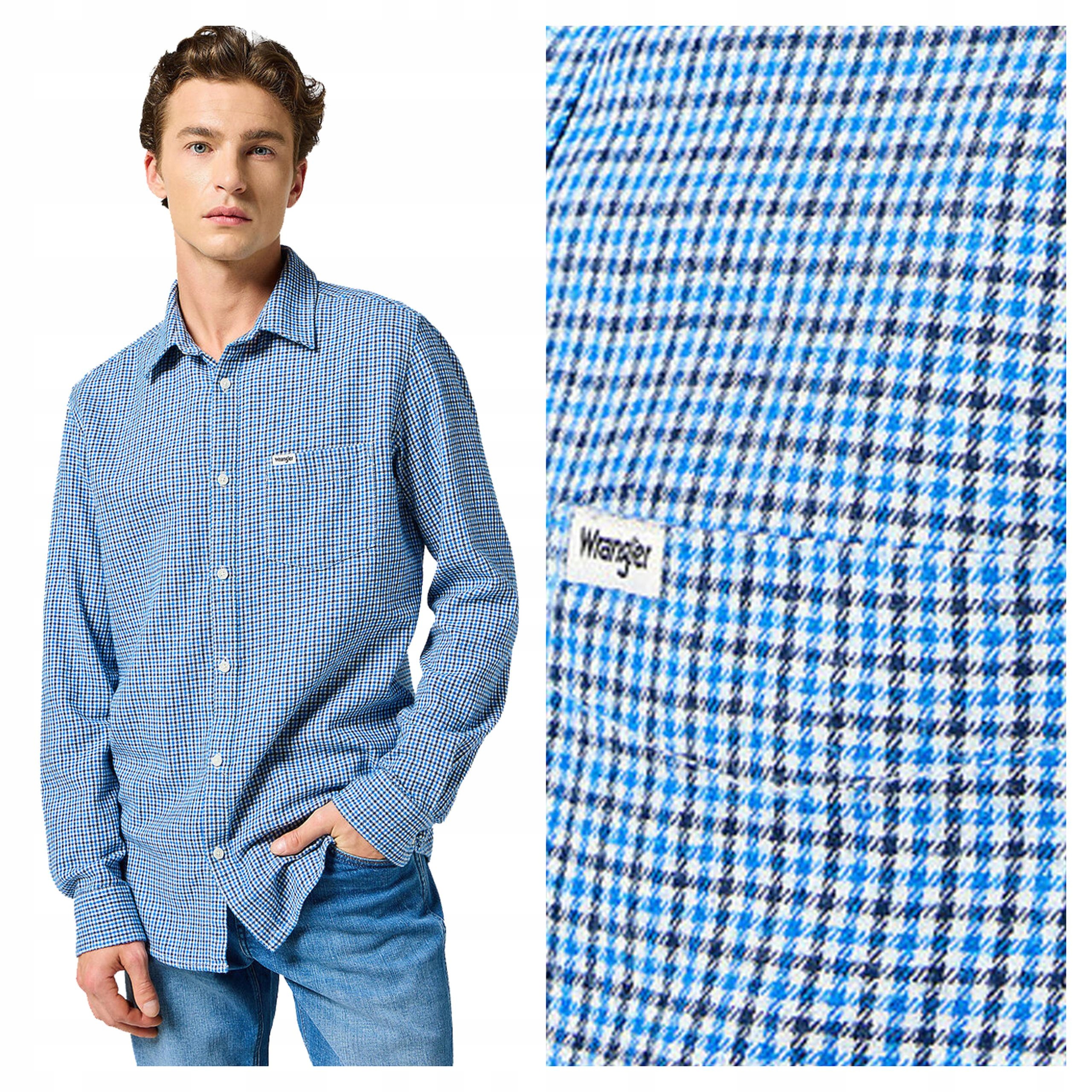 Wrangler 1 Pkt Shirt Light M Pánská košile