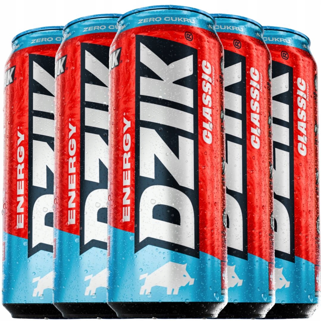 Wk Dzik Energy 500 ml Napój energetyczny Energetyk 0 kalorii 0 cukru koks