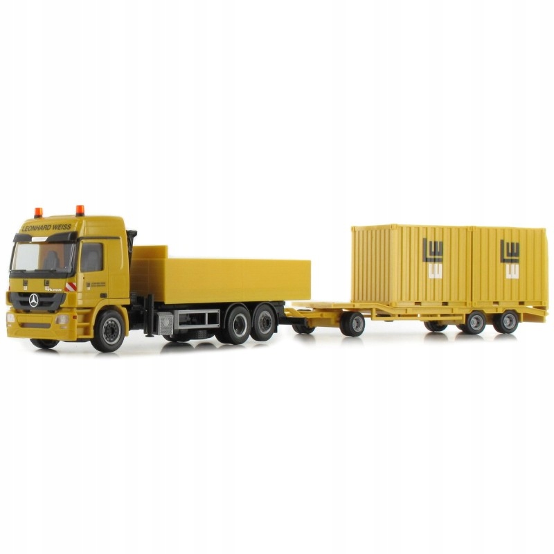 Herpa 926065 Mercedes s přívěsem TU3 a Container Leonhard Weiss