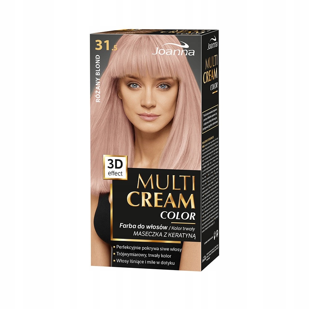 

Joanna 3D farba do włosów 31,5 Różany Blond