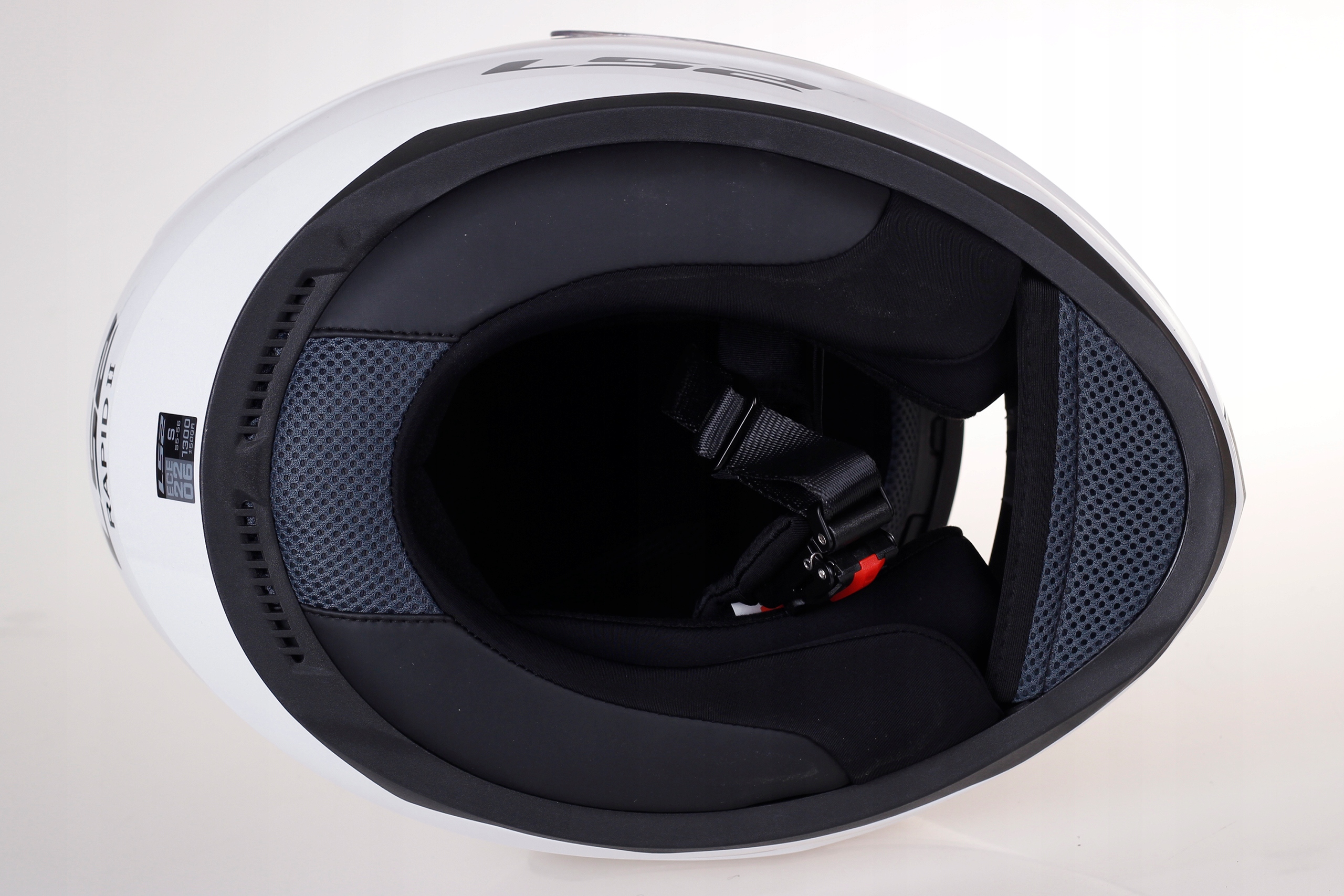 MOTOCYKLOWY KASK NA SKUTER MOTOR LS2 FF353 RAPID II biały ECE 22.06 Homologacja europejska ECE R22-06