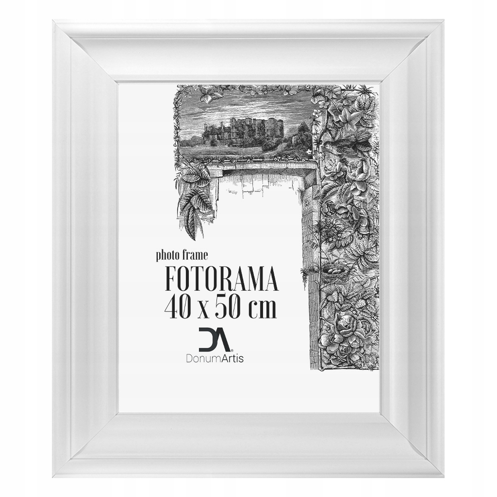 Foto-rám Verona 40x50 bílý rám pro vaše fotografie