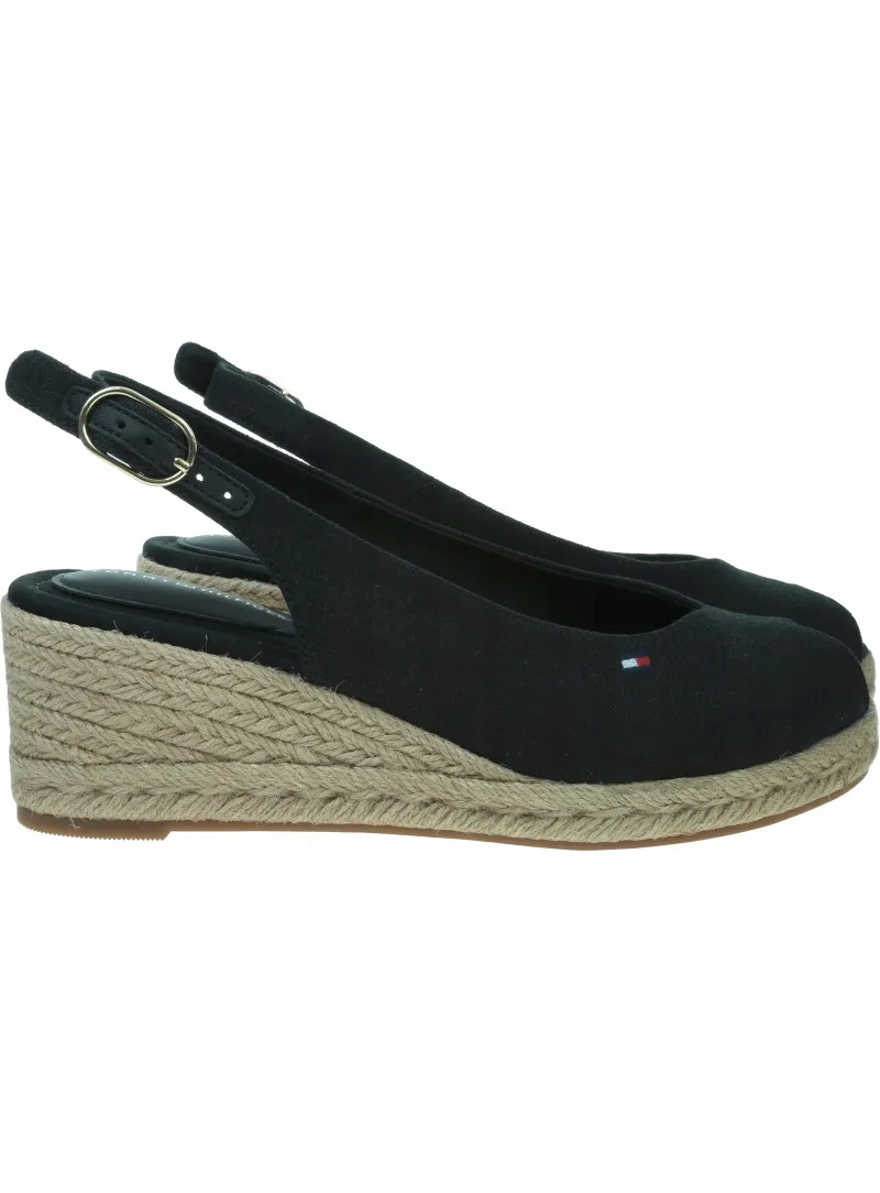 Espadrilky Tommy Hilfiger Mid Wedge Espad Slingback FW0FW09228 Bds vel. 39