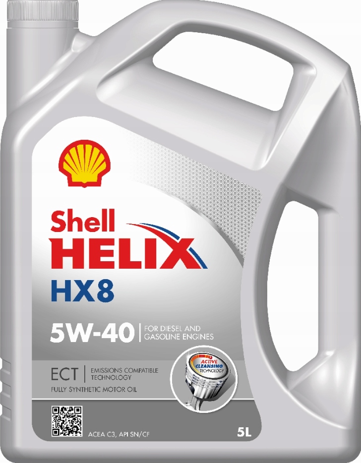 

Olej syntetyczny Shell Helix HX8 Ect 5L 5W40 5W-40