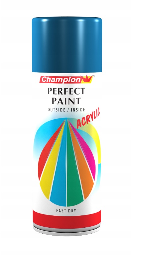 CHAMPION FARBA EMALIA UNIWERSALNA SZYBKOSCHNĄCA NIEBIESKA JASNA 5015 SPRAY