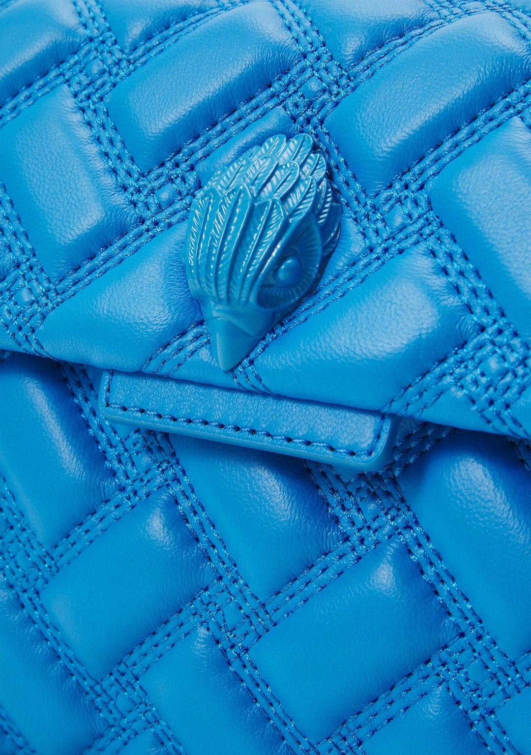 Średnia Torebka Kurt Geiger Kensington Niebieska Wielkość mała (nie mieszcząca A4)