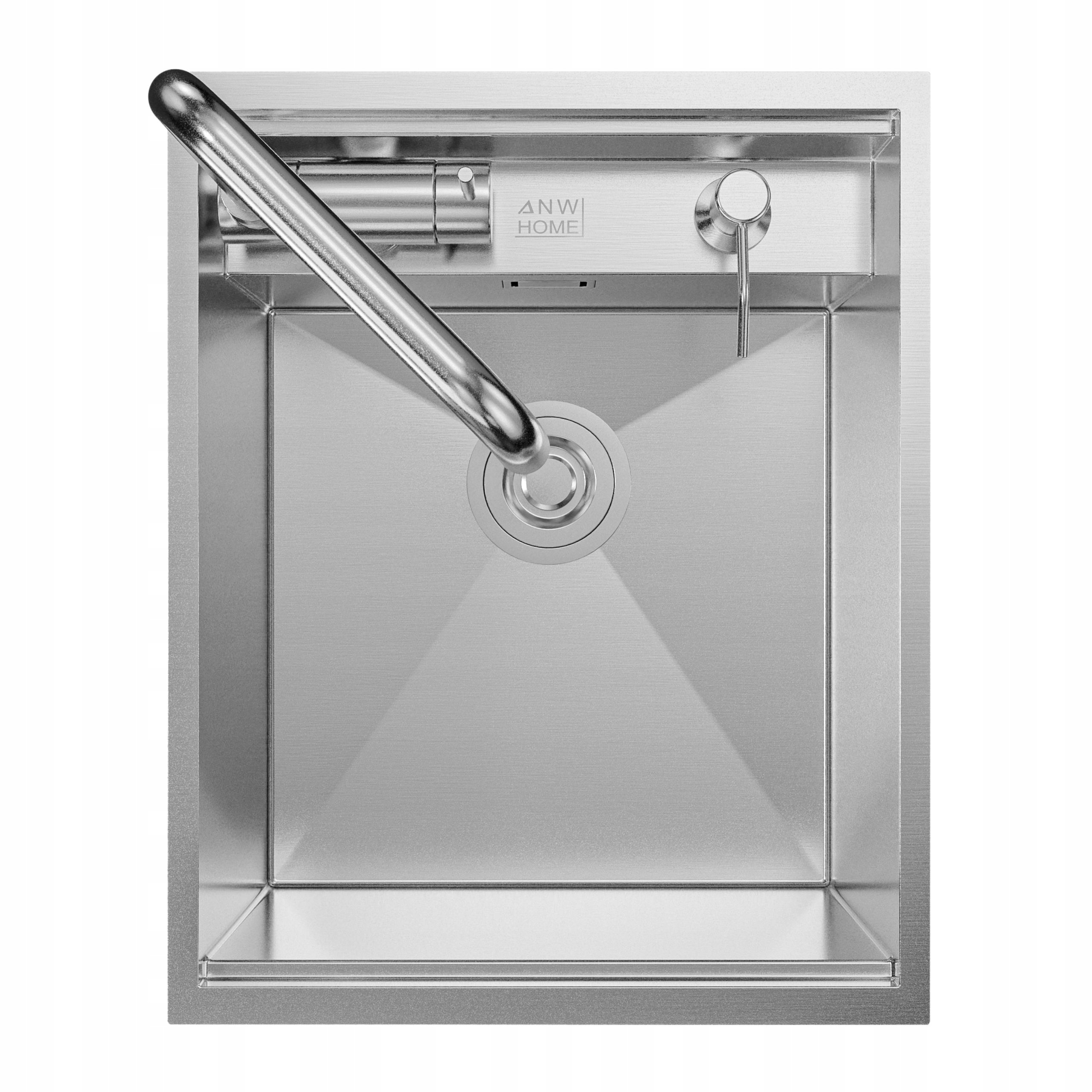 Kuchyňský Dřez 40X50 CM Nerezová Ocel 304 Inox S Baterií