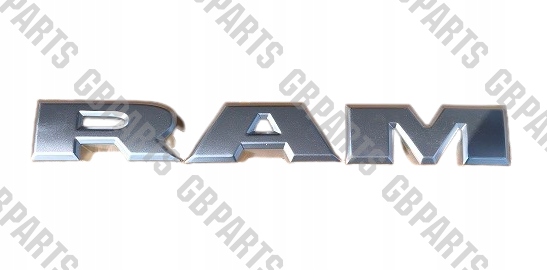 Písmenka Logo Emblém Grilu Atrapy Dodge Ram 2013-2018 Rebel Style