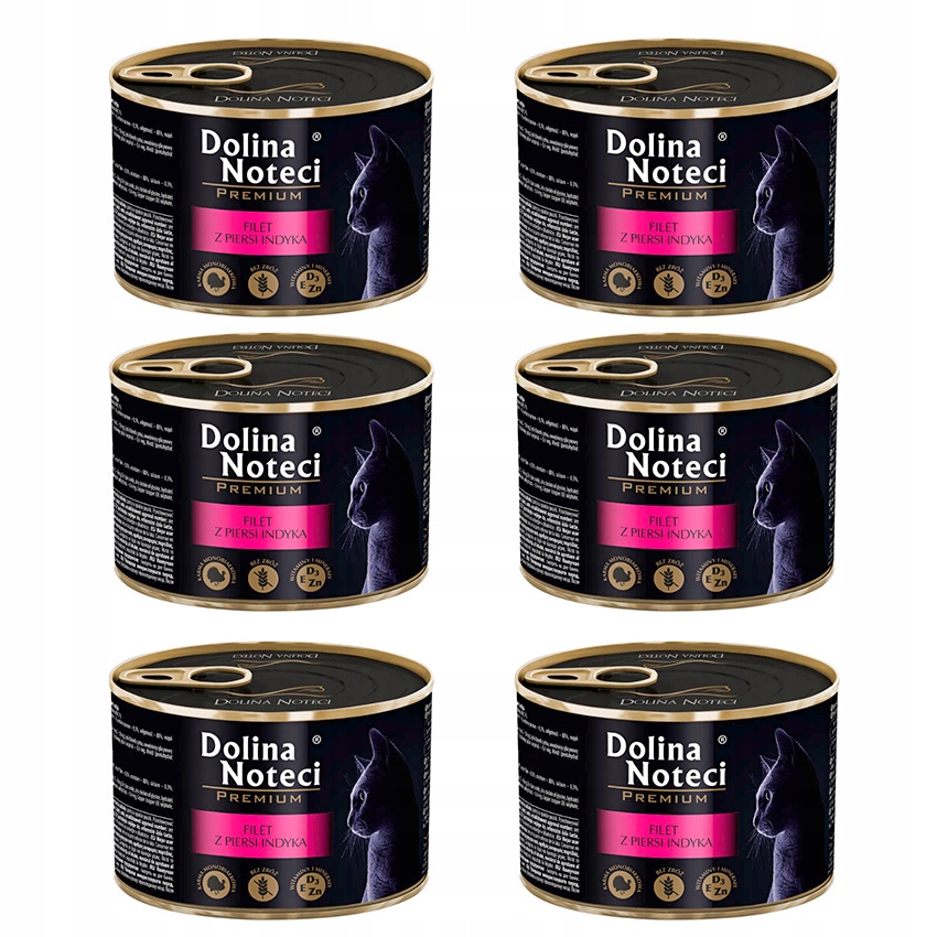 Levně Dolina Noteci mokré krůta krmivo 0,185 kg 6 Ks