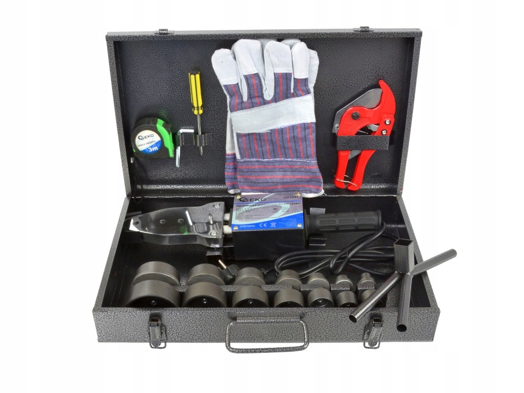 ZGRZEWARKA DO RUR 1500W 7 MATRYC 16-63mm Marka Geko