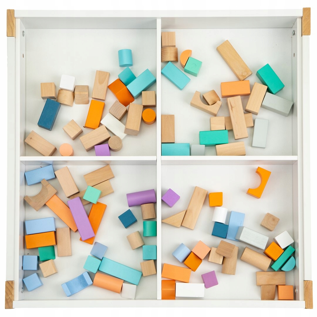 STÓŁ STOLIK 2 KRZESŁA ZESTAW MEBLI dla DZIECI ZDEJMOWANY BLAT 4 SCHOWKI Kolor mebla sosna