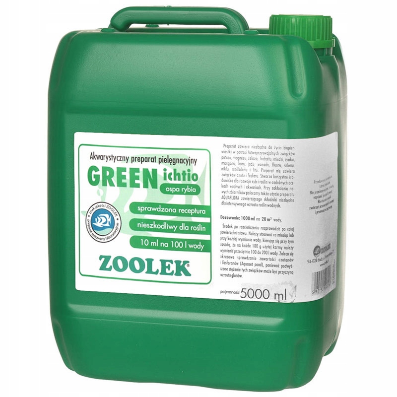 Zoolek Green Ichtio 5000 ml Rybí neštovice přípravek