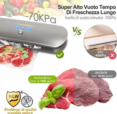 KITCHENBOSS ZGRZEWARKA PRÓŻNIOWA G200 Kod producenta KG200SIT
