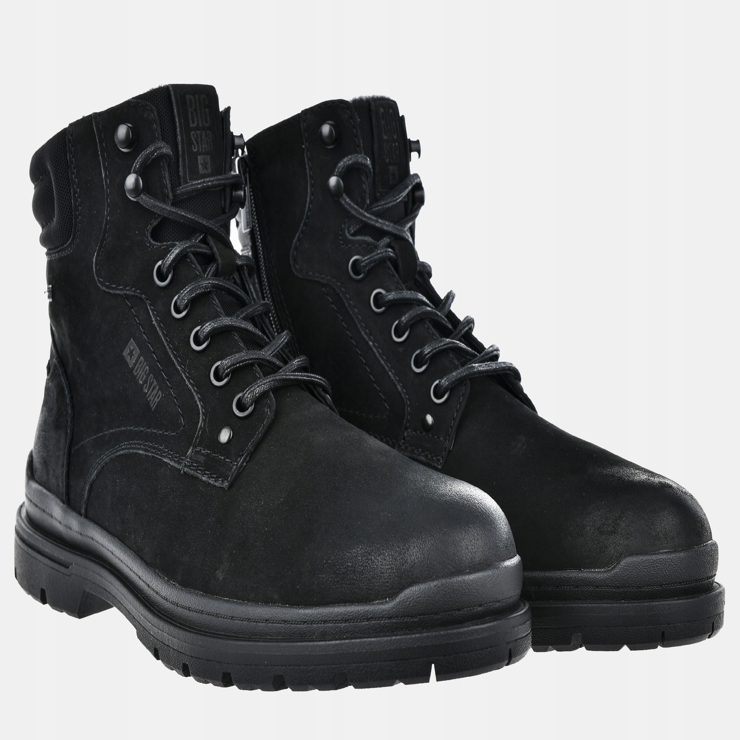 Pánské Zimní Kožené Boty Big Star Zateplené OO174171 AW24