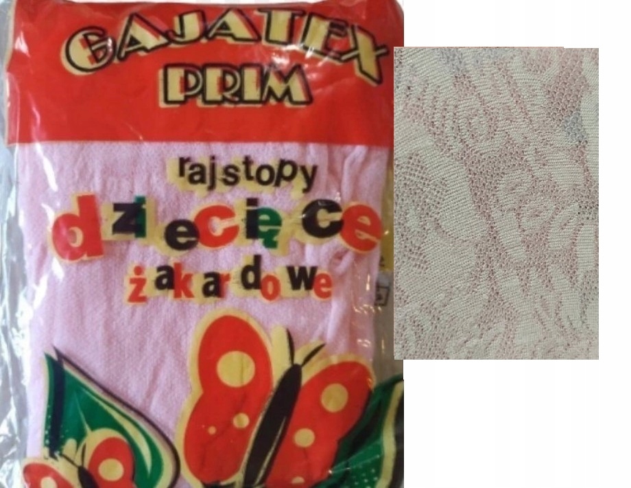 

Rajstopy żakardowe dziecięce 116/122 pistacja