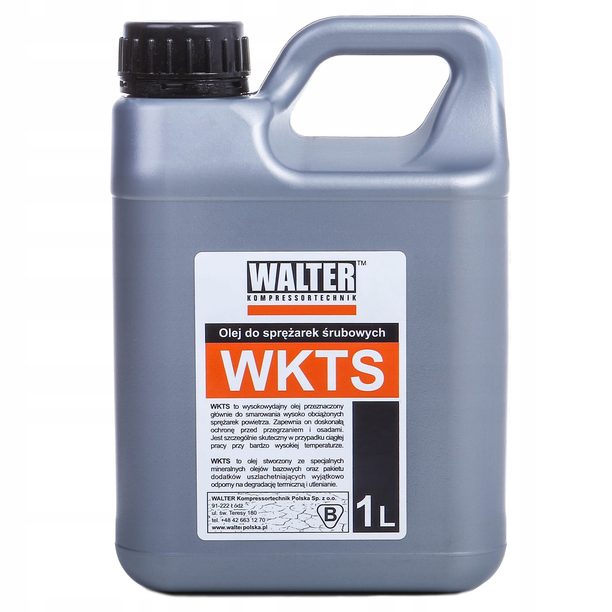 

Olej Do Sprężarek Śrubowych Walter Wkts 1L