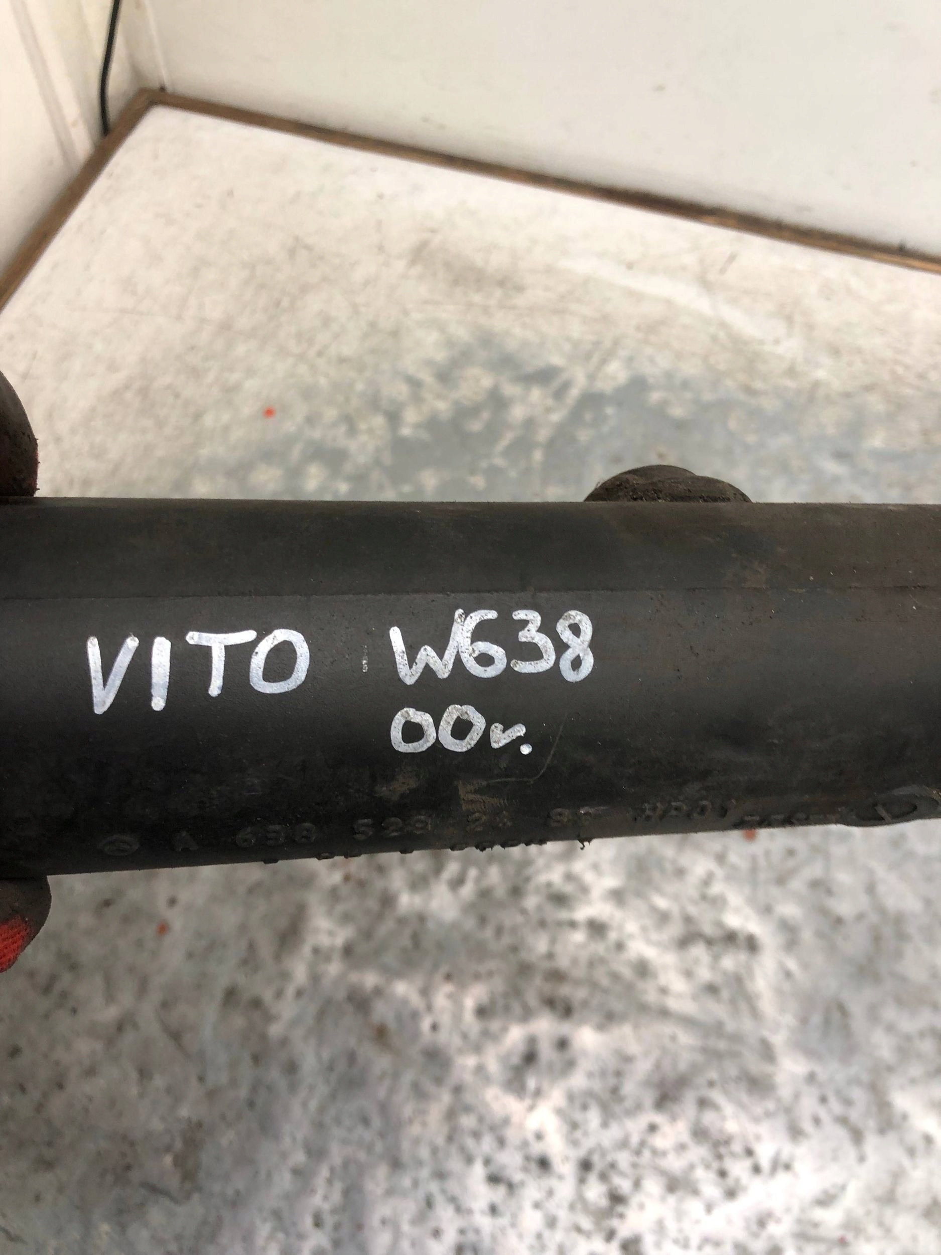 cijev prijenos interkulera MERCEDES VITO W638 A6385282482