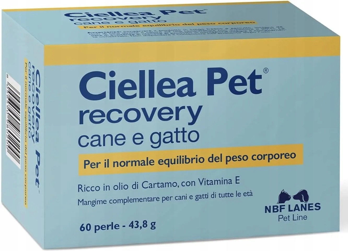 Nbf Lanes Ciellea Pet Recovery cane e gatto 60 kapslí