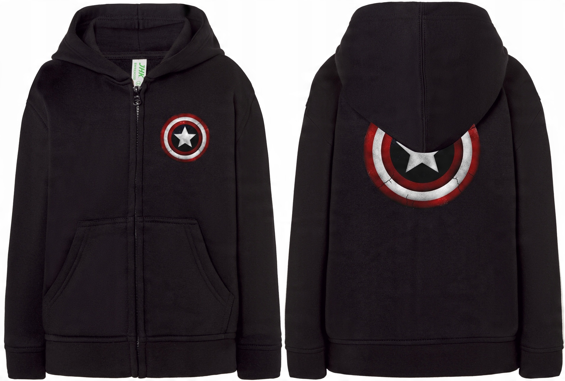 

Rozpinana bluza z kapturem Capitan America 146/152